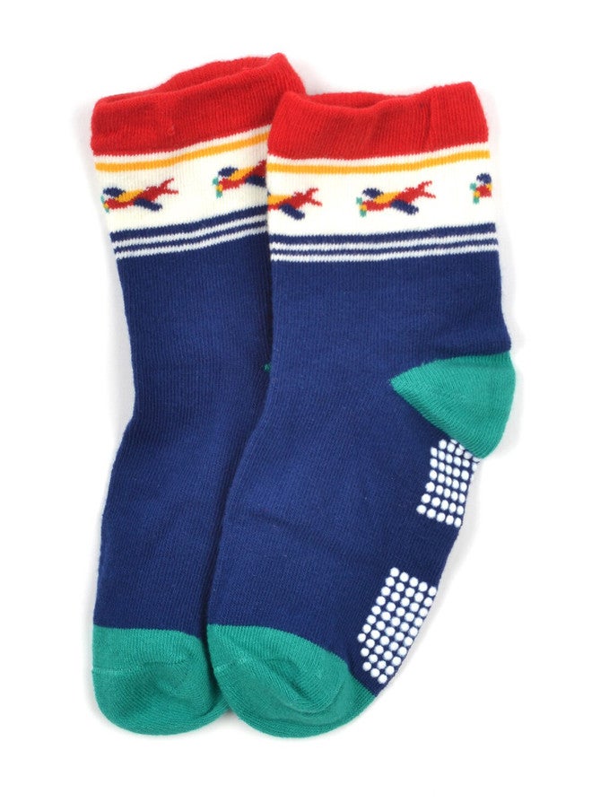 FOOTPRINTS FOOTPRINT 6 Pairs Infant Kids Unisex Multi-Colored Ankle-Length Assorted Antiskid Cotton Socks - Image 4